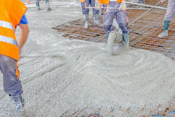 Cement Slab Pouring