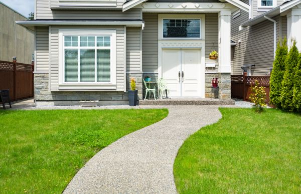 Concrete Path Construction in Boerne